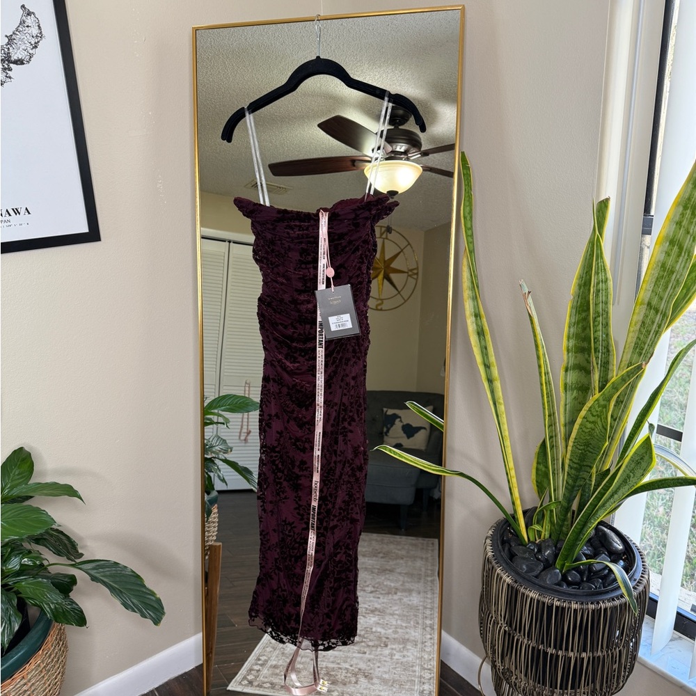 House of CB 'Isadora' Black Cherry Devour Corset Dress NWT - Picture 10 of 12
